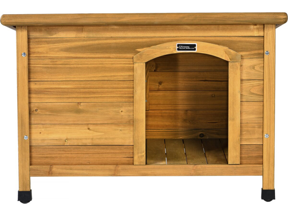 Max" houten hondenhok - 85 x 57 x 58 cm - Bruin