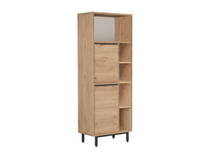 Houten badkamermeubel "ON10C" - 60 x 46 x 161 cm - Bruin