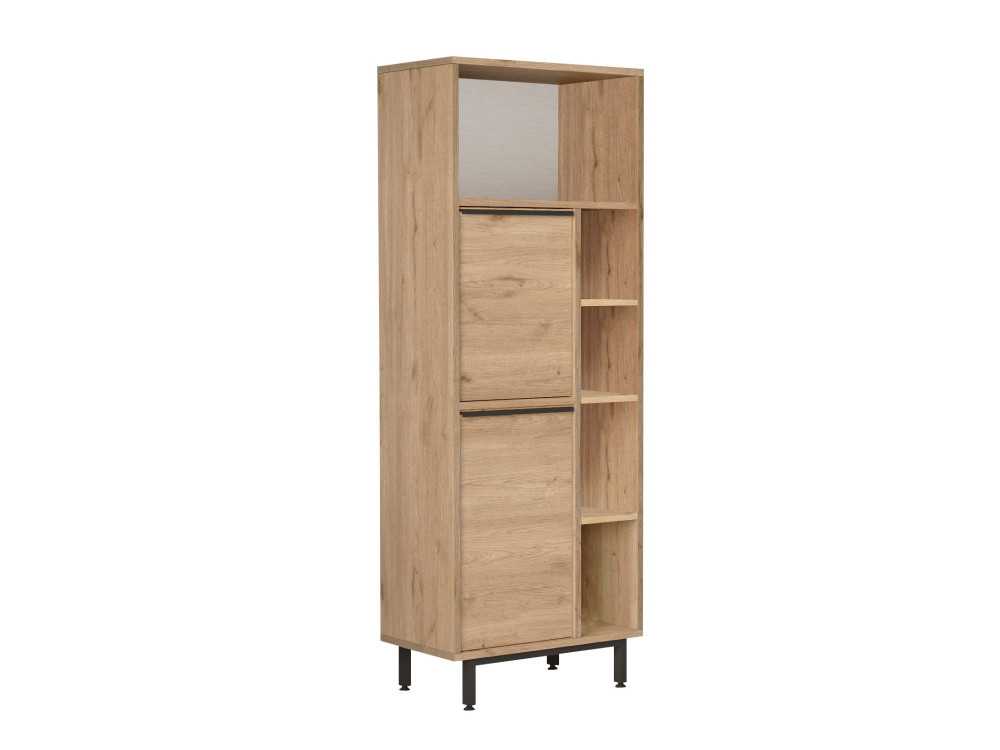 Houten badkamermeubel "ON10C" - 60 x 46 x 161 cm - Bruin