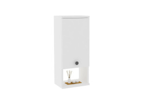 Houten badkamermeubel "Mis" - 30 x 21 x 71 cm - Wit