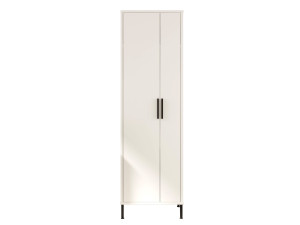 Multifunctionele houten kledingkast "Jienna" - 50 x 36 x 165 cm - Wit