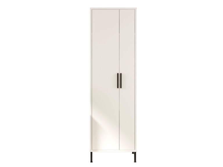 Multifunctionele houten kledingkast "Jienna" - 50 x 36 x 165 cm - Wit