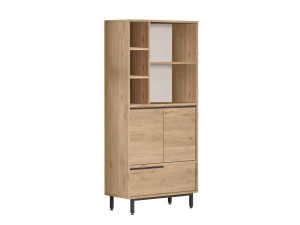 Houten kledingkast "Calvin" - 74 x 35 x 161 cm - Bruin
