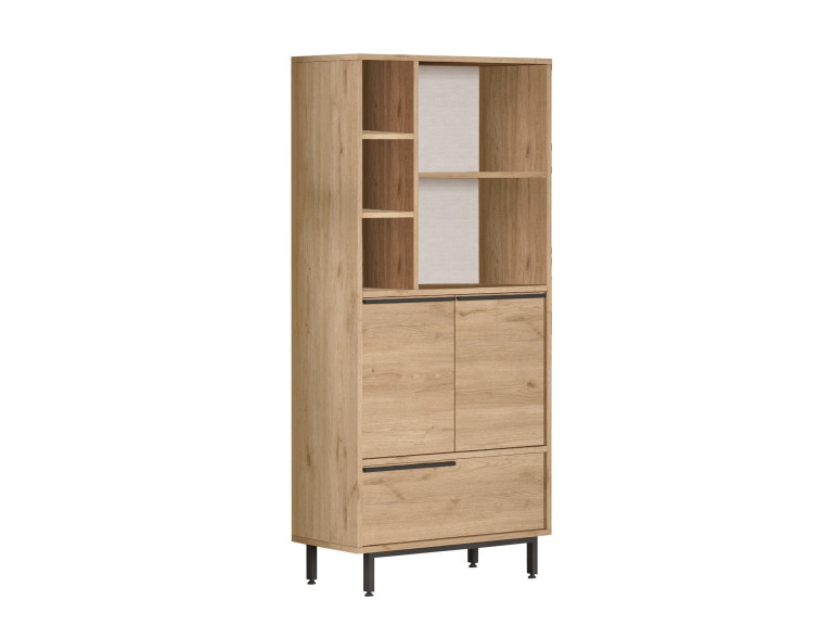 Houten kledingkast "Calvin" - 74 x 35 x 161 cm - Bruin