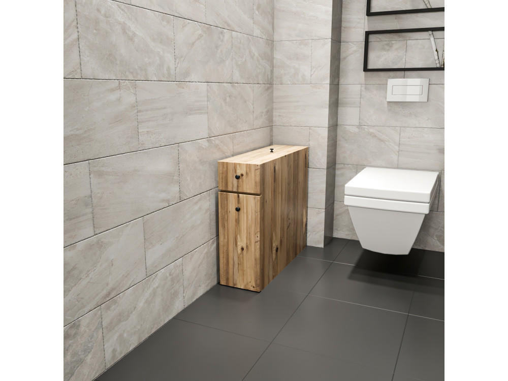 Houten badmeubel "Calencia" - 20 x 60 x 55 cm - Bruin