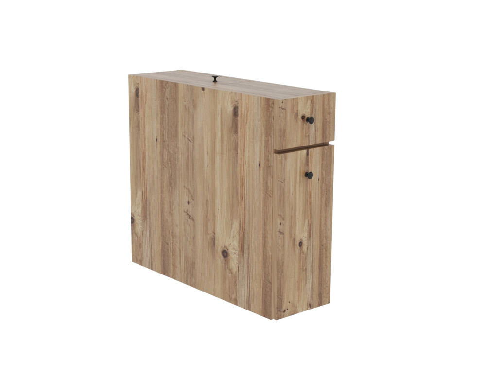 Houten badmeubel "Calencia" - 20 x 60 x 55 cm - Bruin