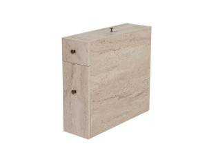 Houten badmeubel "Calencia" - 20 x 60 x 55 cm - Beige