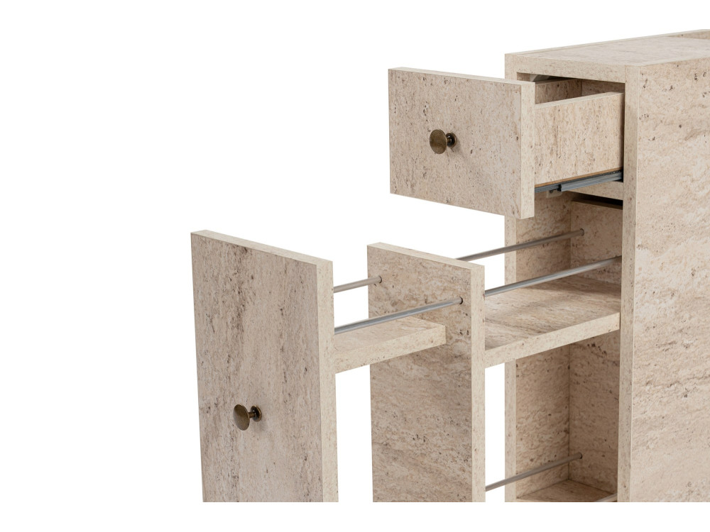 Houten badmeubel "Calencia" - 20 x 60 x 55 cm - Beige