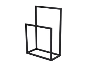 Gediz" metalen handdoekenrek - 25 x 60 x 90 cm - Zwart