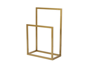 Gediz" metalen handdoekenrek - 25 x 60 x 90 cm - Goud