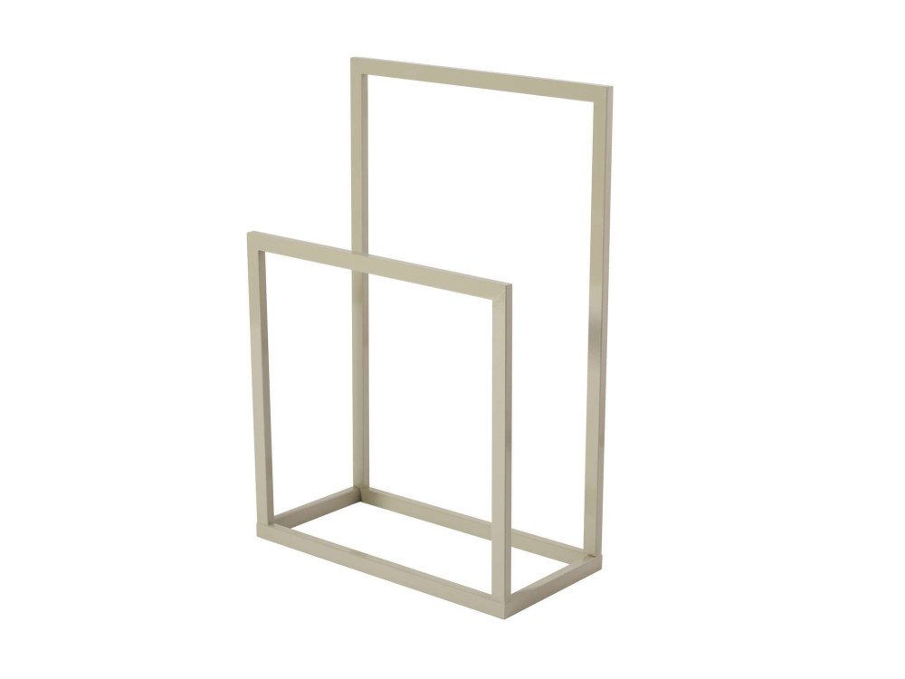 Gediz" metalen handdoekenrek - 25 x 60 x 90 cm - Taupe