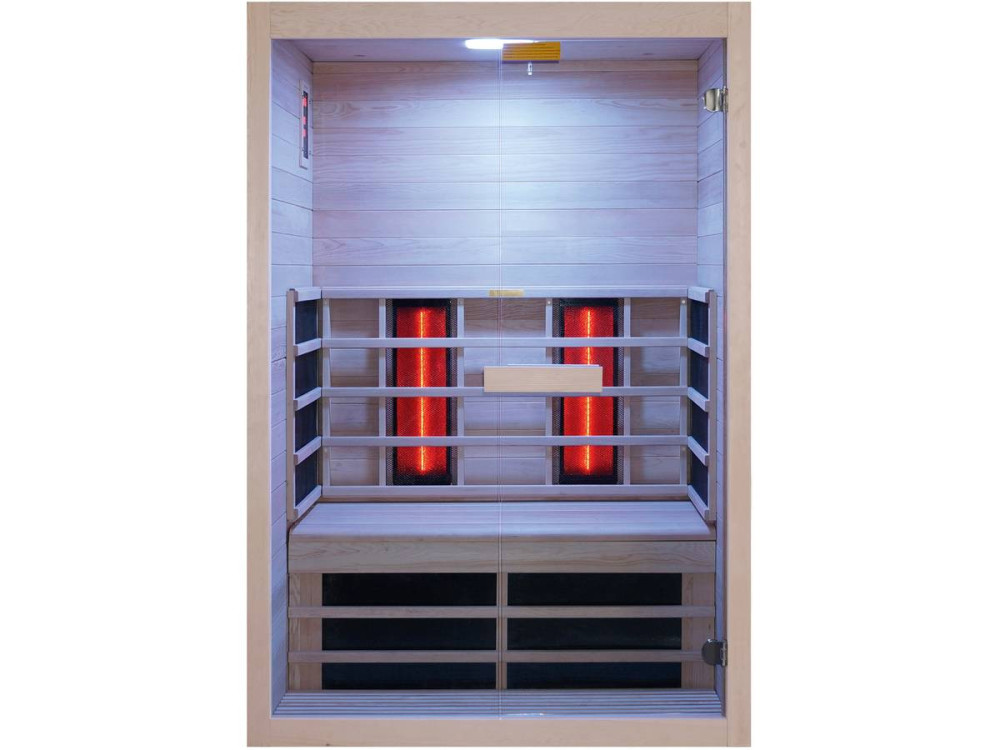 Venus Vital" infrarood saunacabine - 2 zits - 128,6 x 907 x 190 cm - Hout