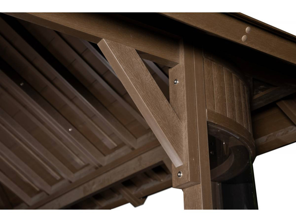 Jacuzzi spa overkapping huisje "Bali" - 330 x 330 x 323 cm