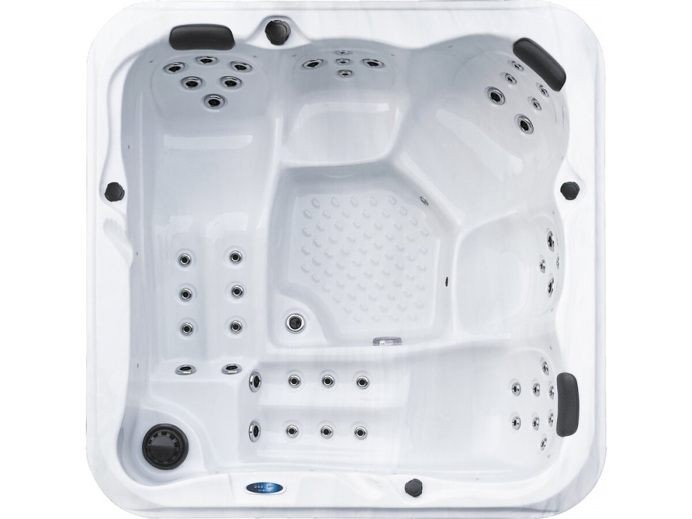 Spa led " Ornella " - 5 plaatsen - 2.15 x 2.15 x 0.88 m