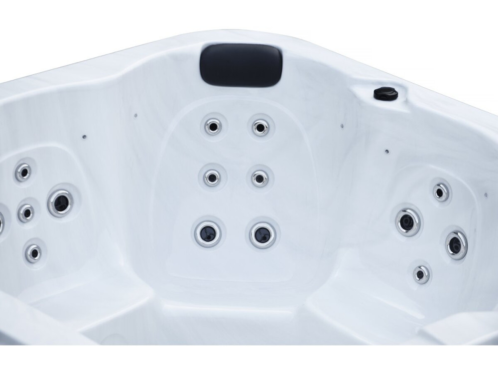 Spa led " Ornella " - 5 plaatsen - 2.15 x 2.15 x 0.88 m