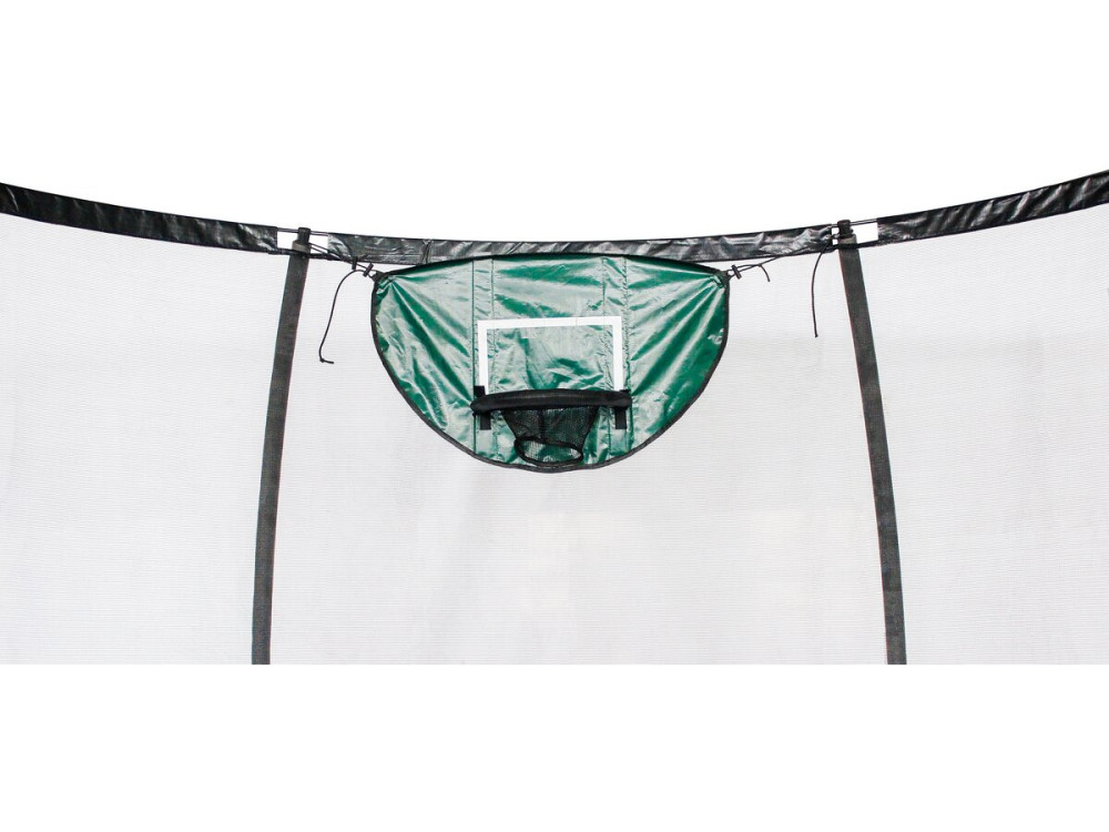 Basket basketbalring universeel voor trampoline "Loopy" - Groen