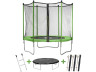 Trampoline buiten outdoor "Yoopi" - Ø 180 cm - Met net + ladder + beschermhoes + verankeringsset