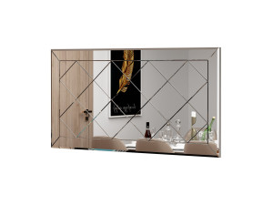 Houten spiegel "Pauli" - 120 x 60 cm - Wit