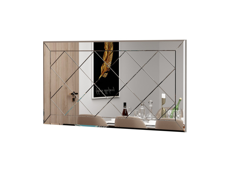 Houten spiegel "Pauli" - 120 x 60 cm - Wit