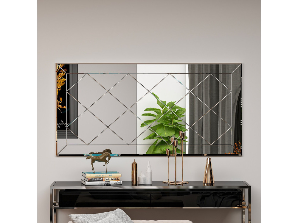 Houten spiegel "Pauli" - 120 x 60 cm - Wit