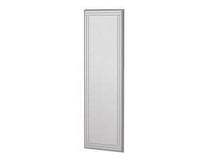 Buhem" houten spiegel - 40 x 120 cm - Wit