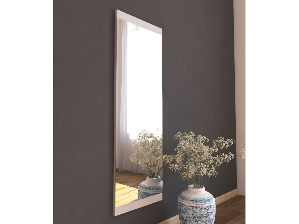 Houten spiegel "Azus" - 40 x 120 cm - Wit