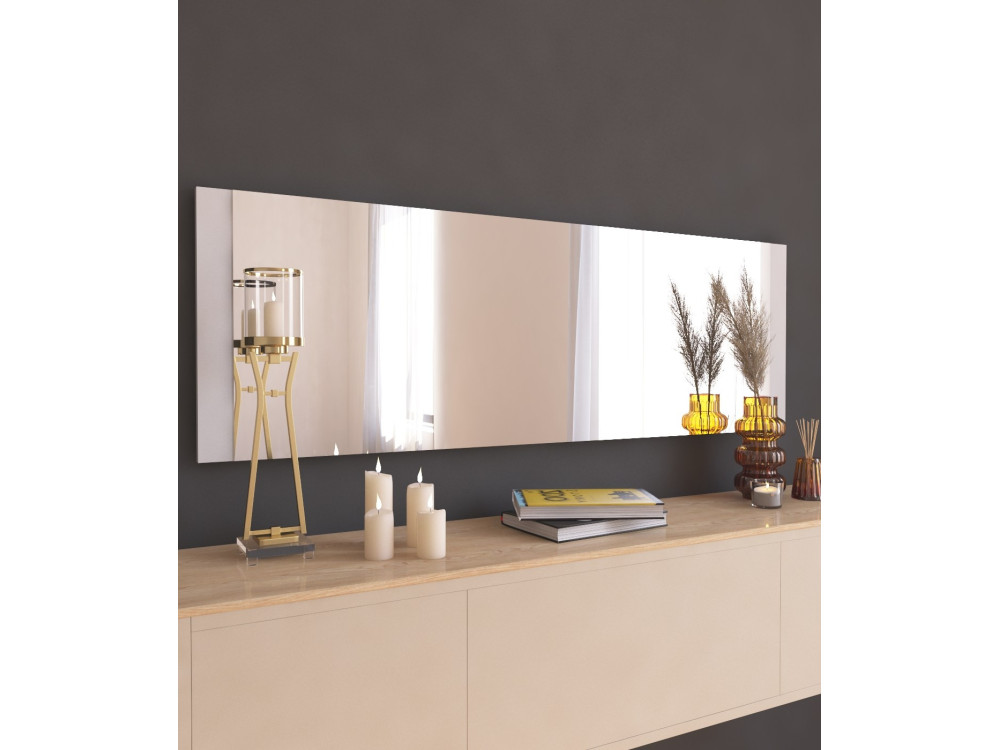 Houten spiegel "Azus" - 40 x 120 cm - Wit
