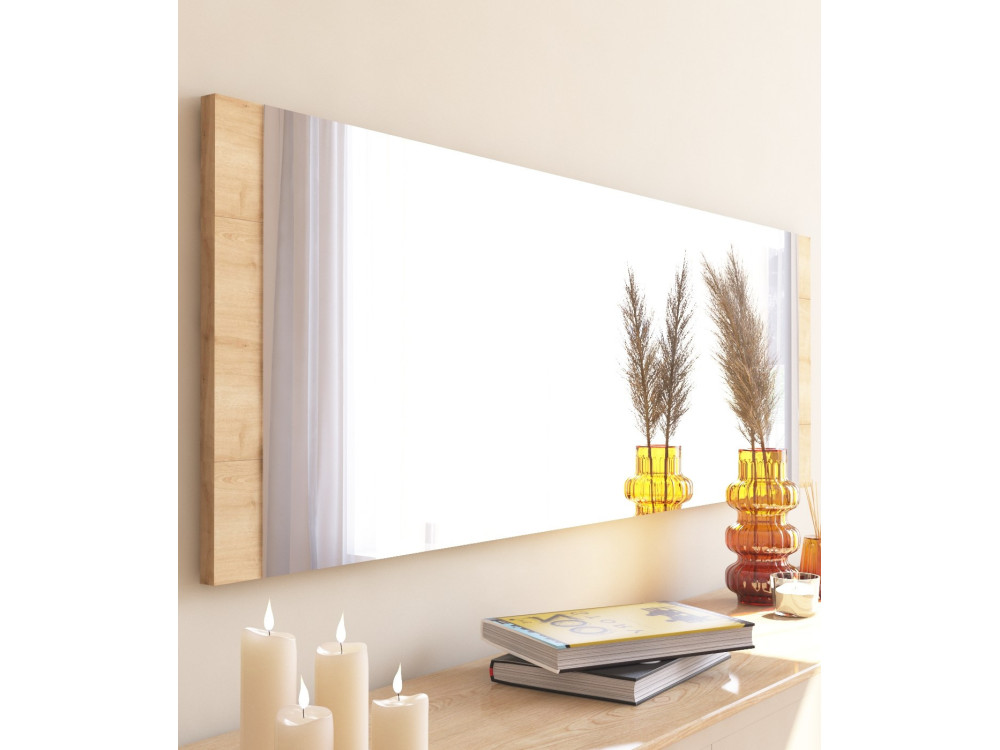 Houten spiegel "Azus" - 40 x 120 cm - Bruin