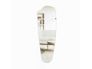 Reos" houten psyche spiegel - 40 x 120 cm - Transparant