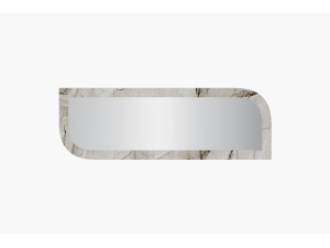 Houten spiegel "Arni" - 120 x 40 cm - Beige