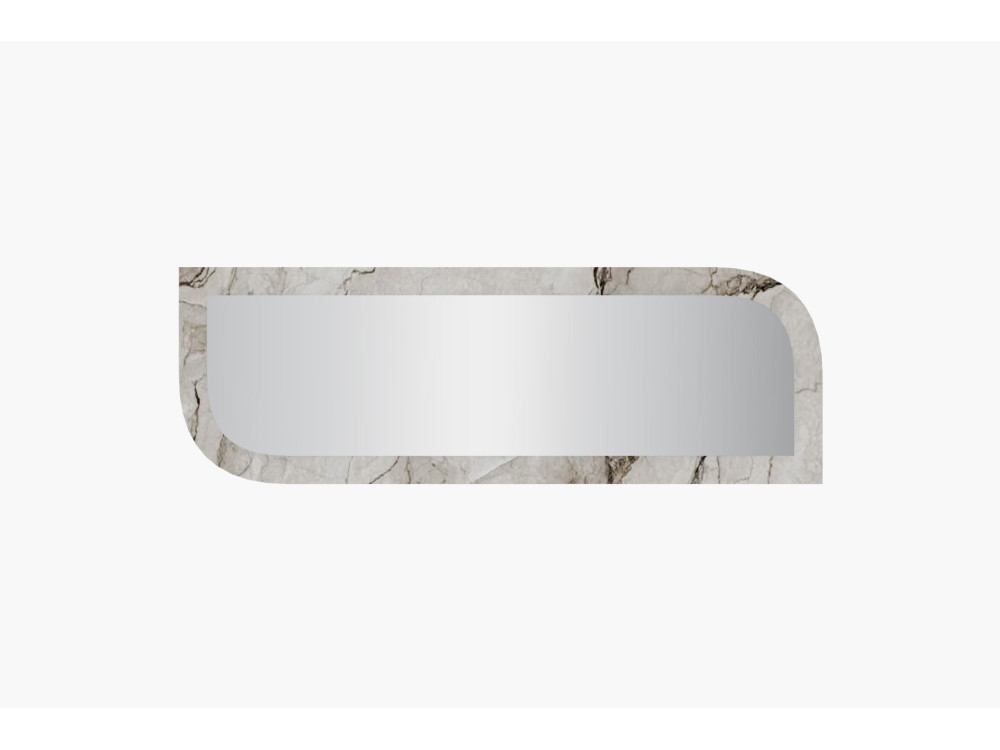 Houten spiegel "Arni" - 120 x 40 cm - Beige