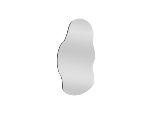 Baby" houten spiegel - 40 x 72 cm - Zwart