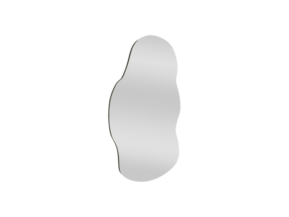 Baby" houten spiegel - 40 x 72 cm - Zwart