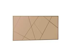Houten spiegel "Orezo" - 120 x 60 cm - Brons