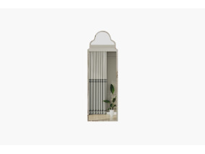 Houten spiegel "Sahmaran" - 50 x 160 cm - Beige