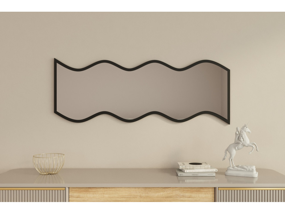 Safi" houten spiegel 40 x 2.2 x 120 cm - Wit