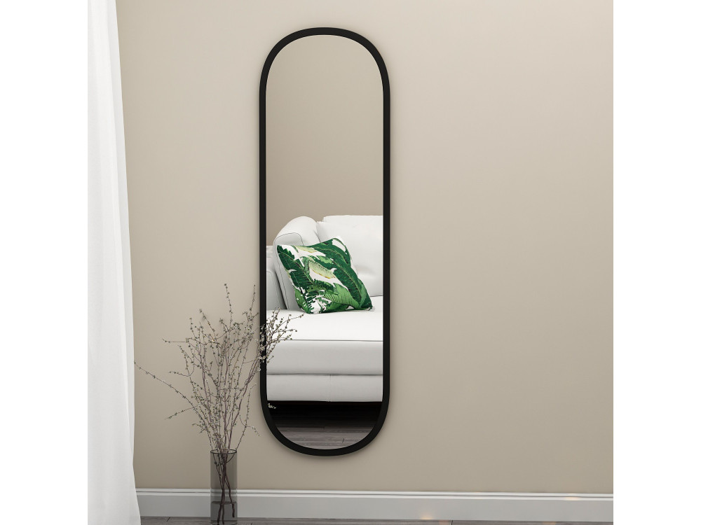 Houten spiegel "Magnum" - 40 x 120 cm - Zwart