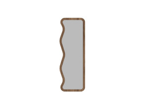 Houten spiegel "Asel" - 50 x 160 cm - Bruin