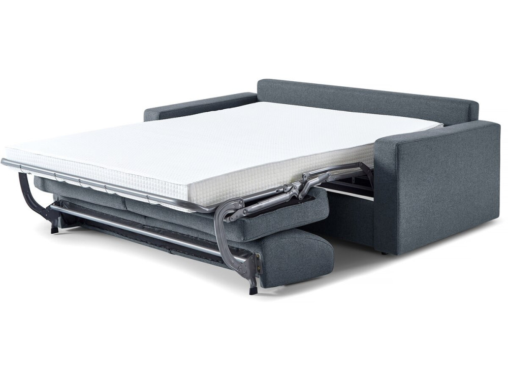 "Diana" express omvormbare stoffen bank - 140 cm bed - 3 plaatsen - Grijs