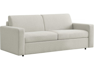 Diana" stoffen slaapbank - 140 cm slaap - 3 zits - Beige