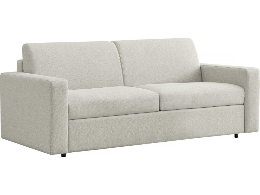 Diana" stoffen slaapbank - 140 cm slaap - 3 zits - Beige