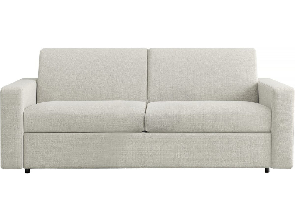 Diana" stoffen slaapbank - 140 cm slaap - 3 zits - Beige