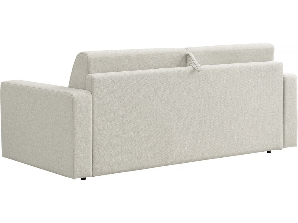 Diana" stoffen slaapbank - 140 cm slaap - 3 zits - Beige