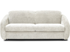 "Laurie" express slaapbank in structuurstof - 140 cm bed - 3 plaatsen - Beige