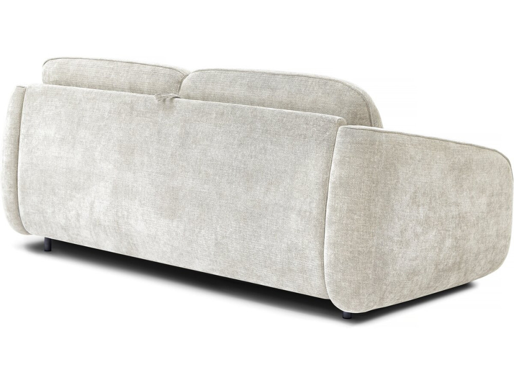 "Laurie" express slaapbank in structuurstof - 140 cm bed - 3 plaatsen - Beige