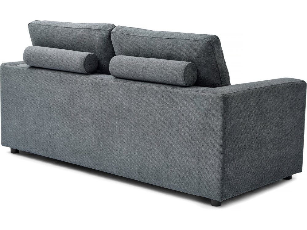 Stoffen slaapbank "Elena" - 3 zits - 140 cm slaap - Grijs
