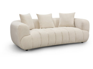 Rechte bank "La Fayette" - 3-zits - Beige