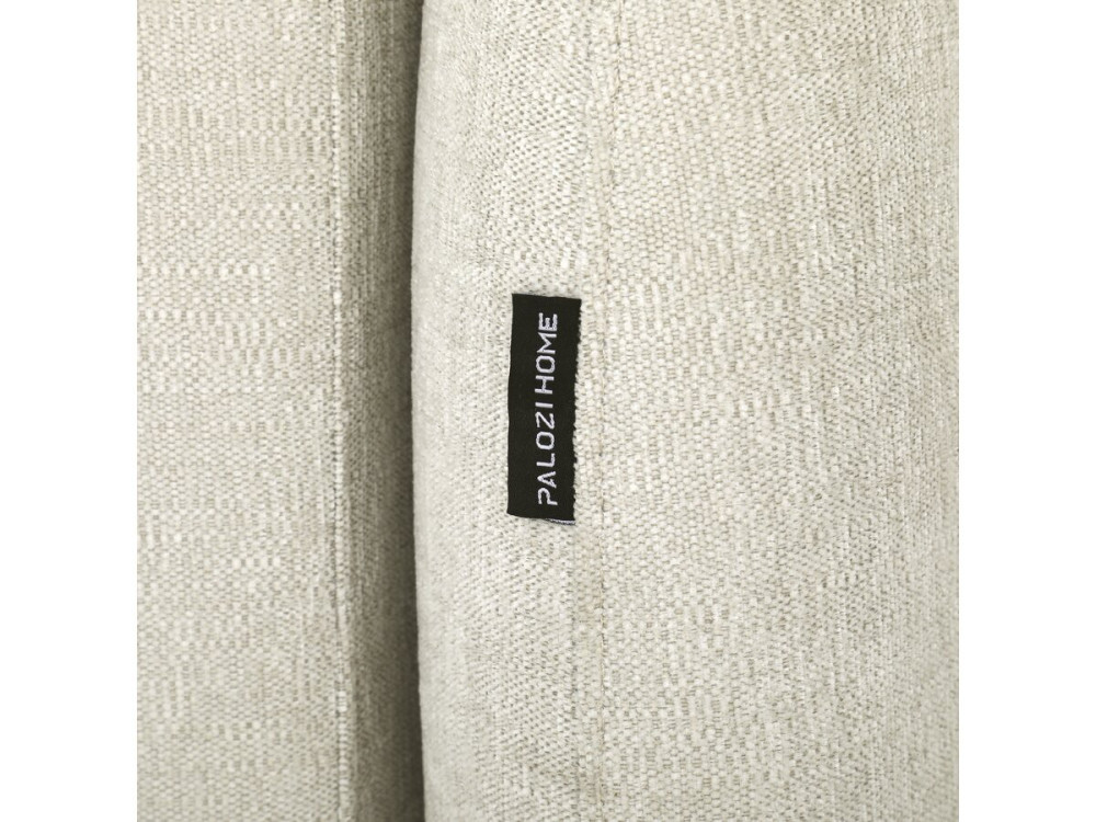 Rechte 3-zits slaapbank van stof "Concorde" - Beige