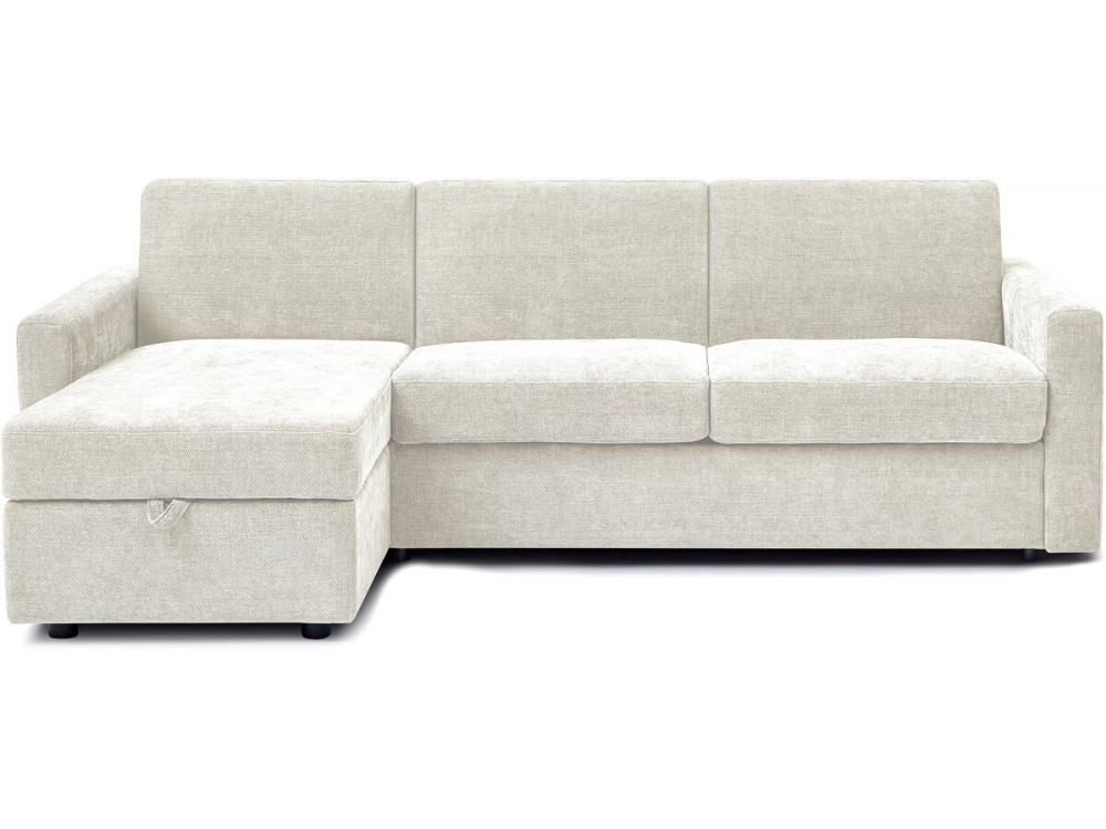 Celia" stoffen omkeerbare hoekbank - 3 zits - Beige