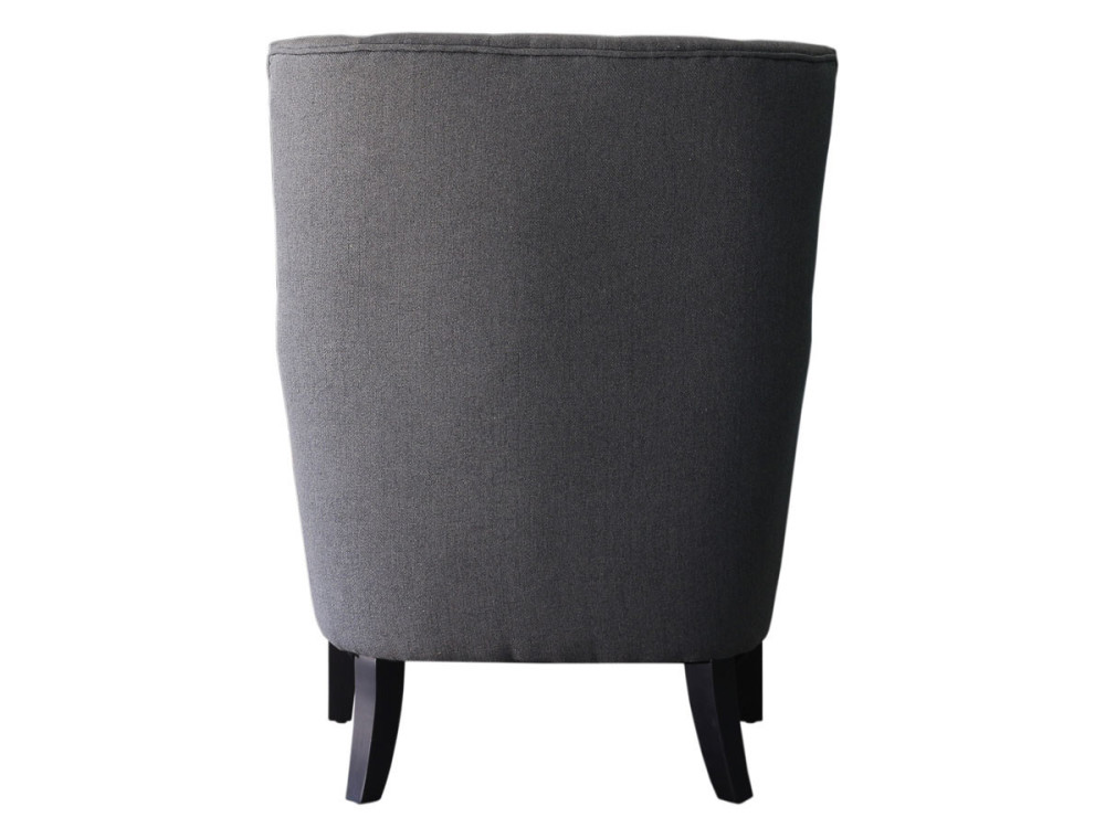 Stoel fauteuil Scandinavisch design stof "Duchesse" - 76 x 83 x 100,5 cm - Grijs
